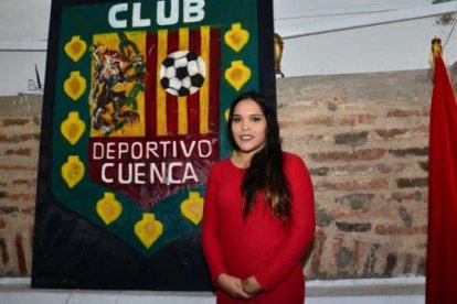 Nataly Villavicencio, presidenta del Deportivo Cuenca