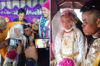En Filipinas son comunes los matrimonios con niñas.