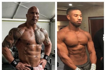 La Roca bromeó sobre la elección de Michael B. Jordan.