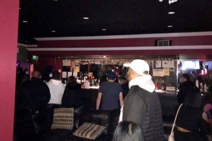 La 'chupa' ocurrió en un bar llamado 'Calígula'.