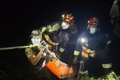 El rescate duró aproximadamente una hora.