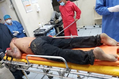 La víctima se refugió en los matorrales para evitar que lo maten y le roben.