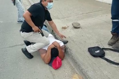 Uno de los 'pillos' neutralizados.