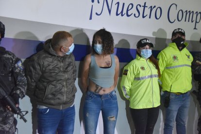 Los sospechosos fueron llevados a la Unidad de Flagrancia de Quito, la mañana de ayer.