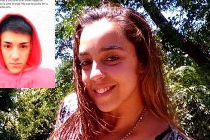 Una imagen de la policía Belén San Román y la del sujeto que habría difundido los videos íntimos, hecho que le generó una depresión y el posterior suicidio a la joven.