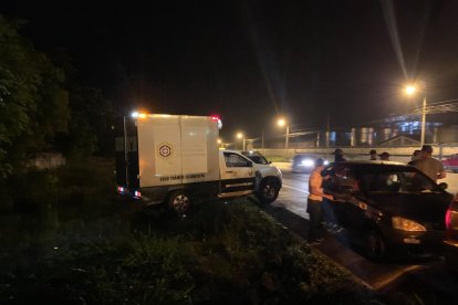 Los restos yacían en un terreno del kilómetro 7 de la vía Santo Domingo-La Concordia.
