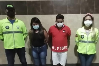 Juliana Yambay y Byron Vallejo fueron detenidos en Durán.