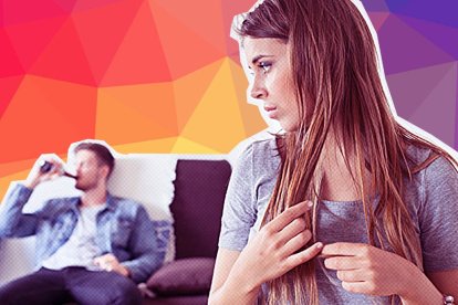 El esposo no la toma en cuenta.