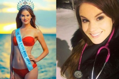 Carina Tyrrell, Miss Inglaterra 2014 y actual científica de Oxford.