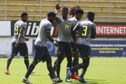 El combinado ecuatoriano Sub 20 se impuso 2-1 en un amistoso ante Colombia.