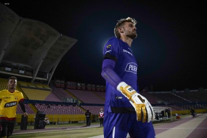 Javier Burrai, arquero argentino que juega su primera temporada en Barcelona.