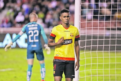 Fidel Martínez hizo el último gol amarillo en el Rodrigo Paz en el 2020.