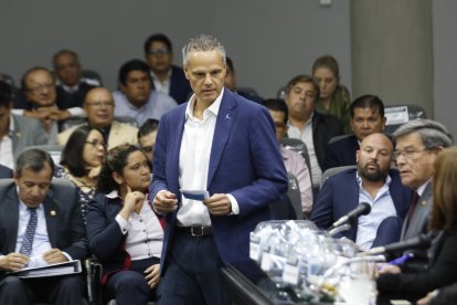 La dirigencia de Barcelona pide sancionar a Esteban Paz, debido a que el directivo albo arremetió contra Aquiles Álvarez.