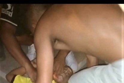 A Stalin Campoverde trataron de reanimarlo, pero falleció camino al hospital.