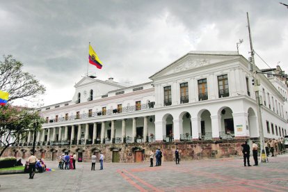 El Palacio de Carondelet, símbolo histórico de la Presidencia en el país.