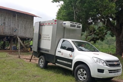 Como a las 09:00 de ayer llegaron al sitio agentes de la Dirección de Muertes Violentas.