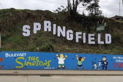Un pedacito de Springfeld en Cuenca.