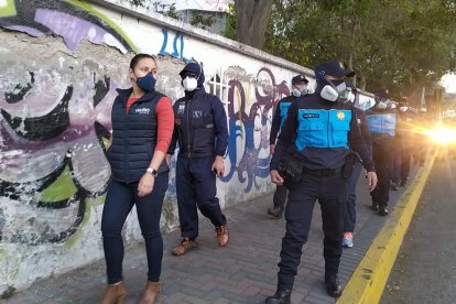 La funcionaria estuvo en primera línea durante la pandemia.