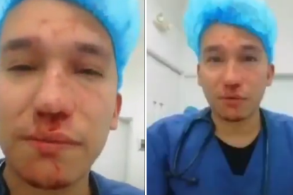 Las autoridades mostraron su apoyo al médico.