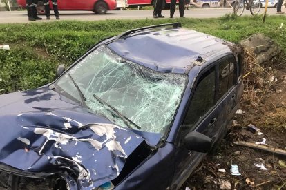 El accidente ocurrió en la vía Daule - Santa Lucía, en la provincia del Guayas.