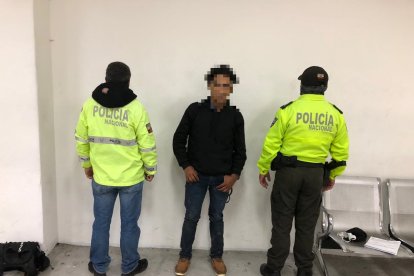 El detenido fue llevado a la Unidad de Flagrancia para iniciar el proceso judicial en su contra.