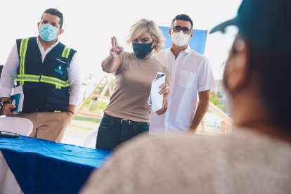 Cynthia Viteri enfatiza que Guayaquil se va a proteger.