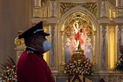 A san Sebastián le rinden honores hace centenares de años en la ciudad lojana.