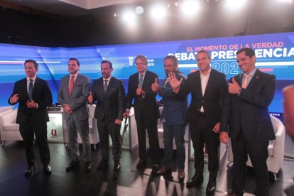 Los candidatos no debatieron, solo promocionaron sus propuestas.