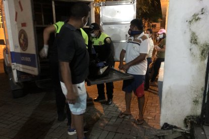 Los restos de la comerciante fueron llevados a Babahoyo la noche del viernes 15 de enero de 2021.