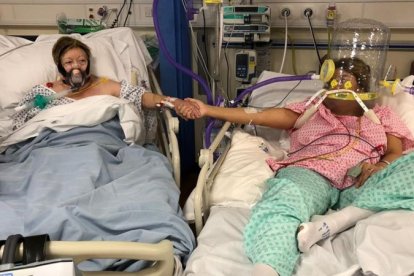 Sharma y Rico fueron internadas el mismo día.