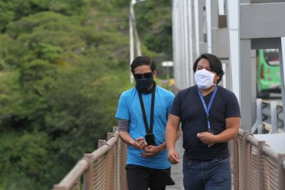 Esteban Canelos revivió el angustiante momento que se dio en el puente de El Chiche.