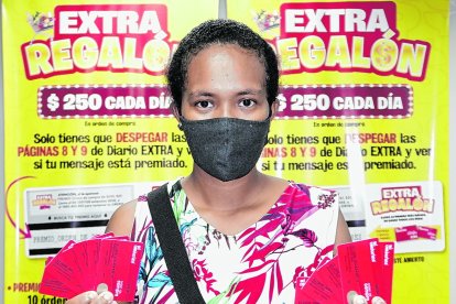 Victoria inscribió su nombre entre los premiados de la gran promoción de tu Diario Extra
