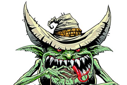 El duende se comía los dulces de la casa de Maggie.