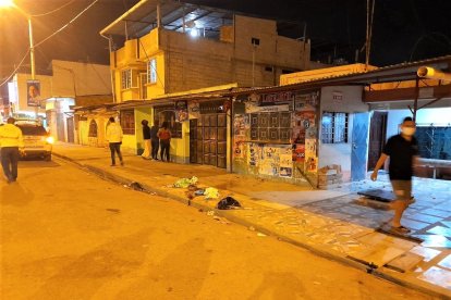 En este lugar fue asesinado Kevin Paúl Sisalima Guayllas, cuando conducía una camioneta.