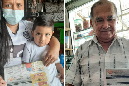 Gloria Félix, de Ambato, y Miguel Freire, de Santa Elena, son fieles lectores del mejor diario del Ecuador.