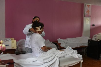 En este centro se ofrecían ‘tratamientos’ para superar el COVID-19.