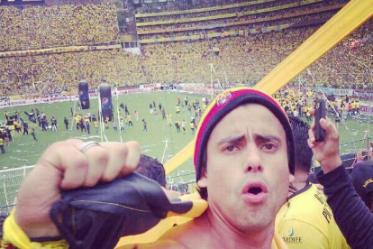 Efraín Ruales era barrista cuando se permitía ingreso de hinchas a los estadios