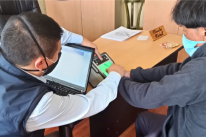 Hace pocos días, brigadas de cedulación trabajaron en el Centro de Rehabilitación Social de Ambato, para que nadie se quede sin votar.