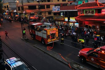 El incendio ocurrió en el Comité del Pueblo, cerca de la vía principal de esta zona del norte de la urbe.