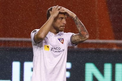 Ezequiel Piovi quiere ganar un título con Liga de Quito, equipo al que llegó a mediados de la temporada anterior.