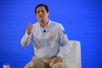 El candidato de la alianza UNES, Andrés Aráuz, no se ha referido a la acusación del consejero Verdesoto.