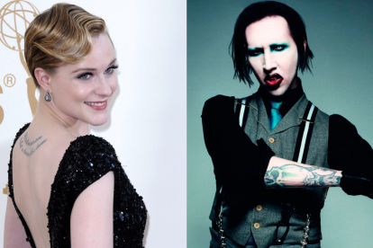 Evan Rachel Wood inició la relación con Manson cuando recién cumplió la mayoría de edad.