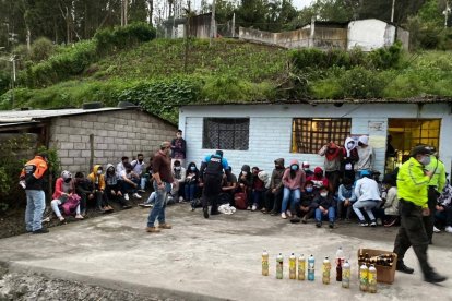 En Mejía se realizó una fiesta com 150 personas.