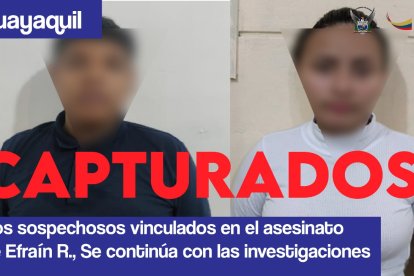 Imagen de los sospechosos detenidos.