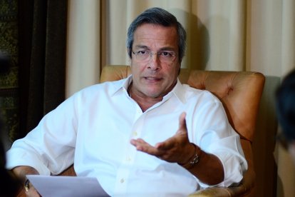 Jimmy Jairala recibió el aliento de sus seguidores, en su sede en Guayaquil.