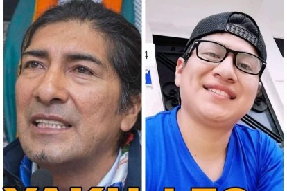 Leo Cruz busca tomarse una foto con el candidato a quien dice admirar.