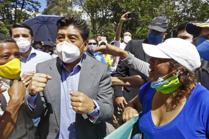 Jorge Yunda, alcalde de Quito, dijo que estará dispuesto a colaborar con la justicia.