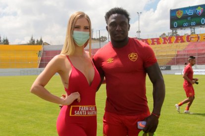 La Tuka Ordóñez es uno de los refuerzos estrella del Aucas. El delantero demostró que está vigente al ser el goleador en la pretemporada.