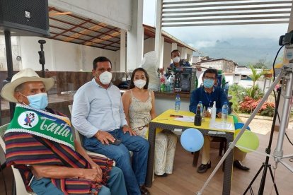 Luis Uchubanda se convirtió en el Taita Carnaval por su trayectoria y colaboración.