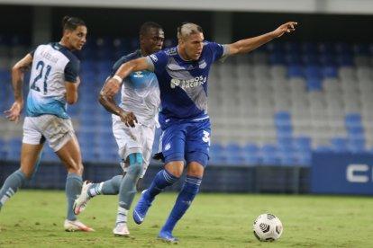 Davor Montiel hizo un buen partido en el amistoso con Manta FC.